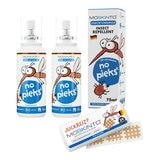 MOSKINTO 防蚊組 20% Picaridin 防蚊乳液 75毫升 X 2入 + 24片貼布 X 1入 MOSKINTO 防蚊組 20% Picaridin 防蚊乳液 75毫升 X 2入 + 24片貼布 X 1入