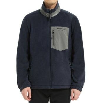 Brush Finch 男刷毛外套 深藍 L