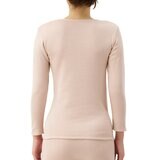 AS 神極衣 女長袖刷毛保暖內衣 膚色