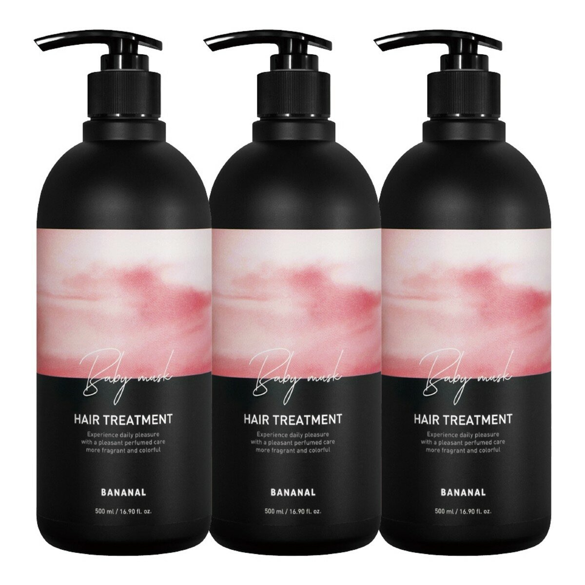 Bananal 胺基酸潤髮乳 嬰兒麝香 500毫升 X 3入
