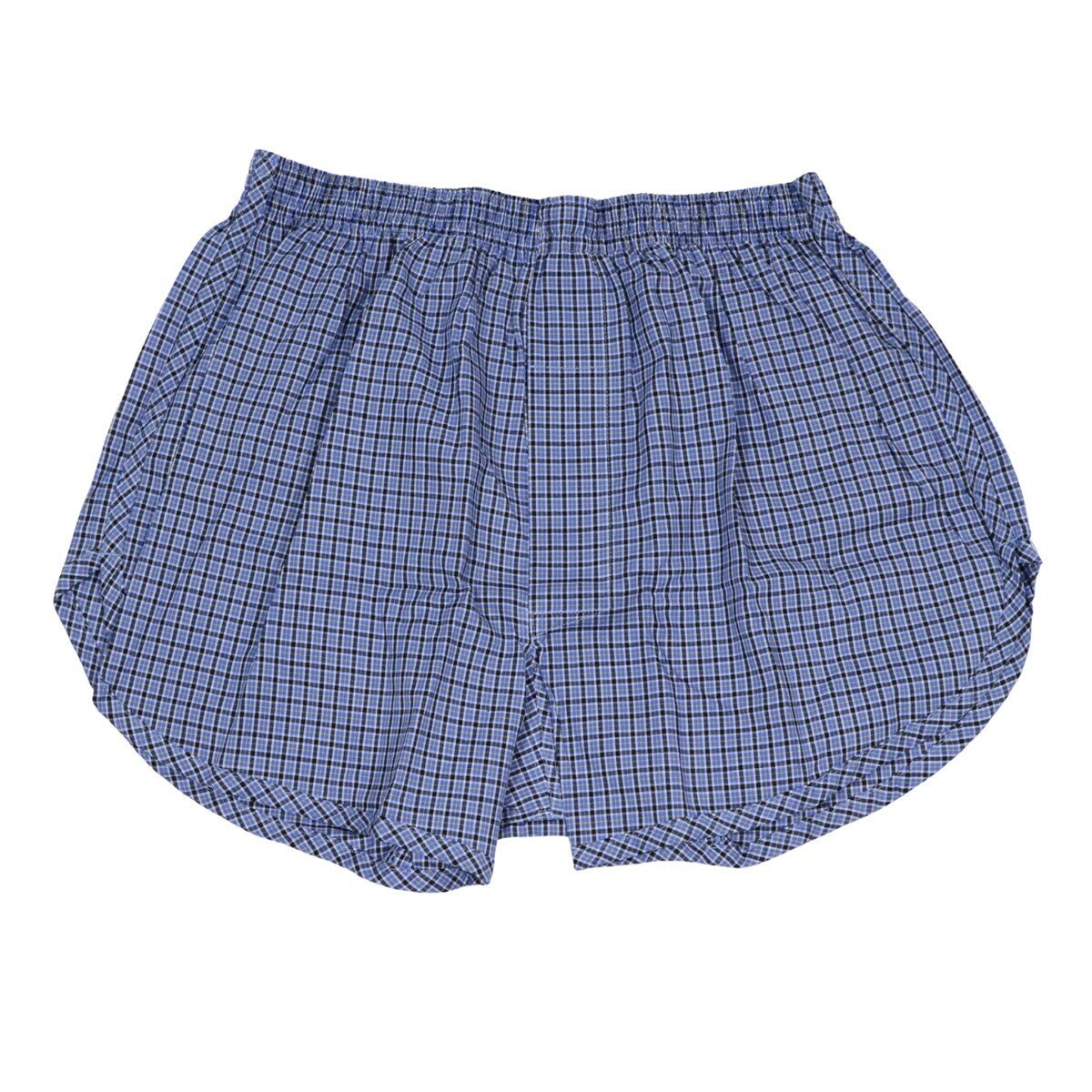 郡是 男純棉平口褲 2入 藍/藍組