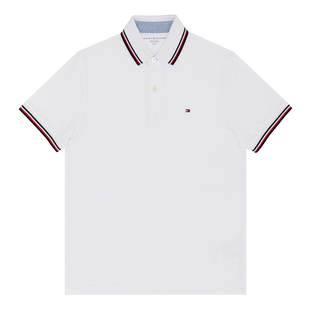 Tommy Hilfiger 男短袖Polo衫 白