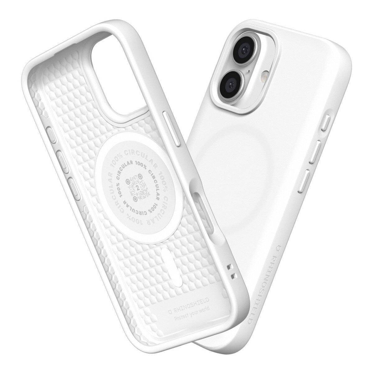 犀牛盾 iPhone 16 SolidSuit MagSafe 兼容 經典防摔手機殼 + 9H 抗藍光鋼化玻璃保護貼