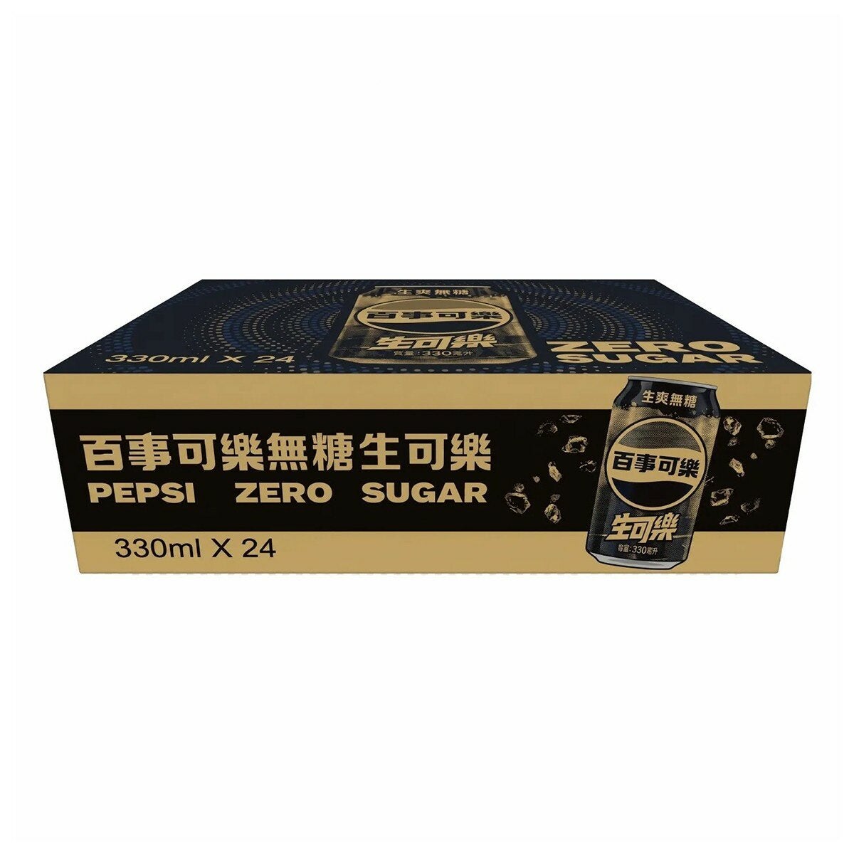 百事可樂 無糖生可樂易開罐 330毫升 X 24入