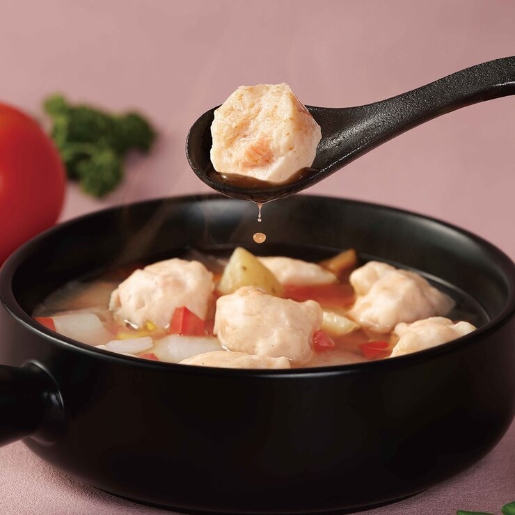 美威 冷凍鮭魚干貝海鮮丸 1050公克 X 2入