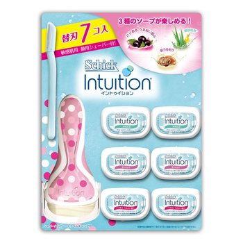 Schick Intuition 舒適牌 舒芙仕女除毛刀 (1 刀把 + 7 刀頭)/組 Schick Intuition 舒適牌 舒芙仕女除毛刀 (1 刀把 + 7 刀頭)/組