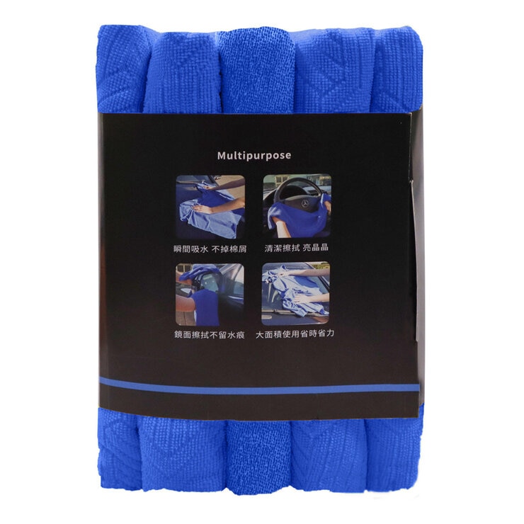 魔乾 3D緹花雙效超吸水洗車巾 3入組