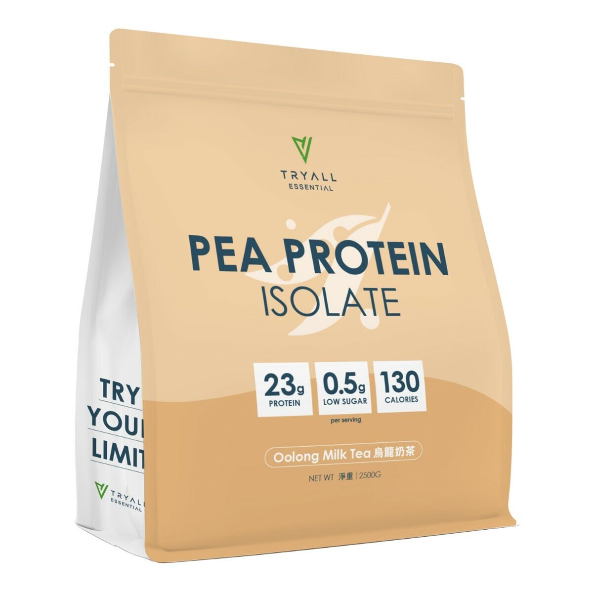 Tryall 分離豌豆植物蛋白 烏龍奶茶風味 2.5公斤