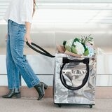 CleverMade 摺疊購物車 銀