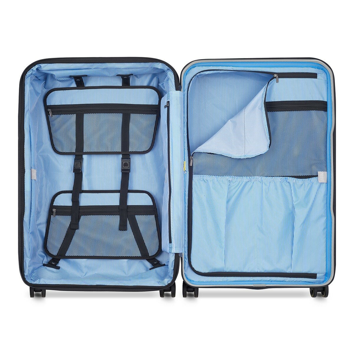 DELSEY 22吋 + 31吋行李箱 2入組 銀色