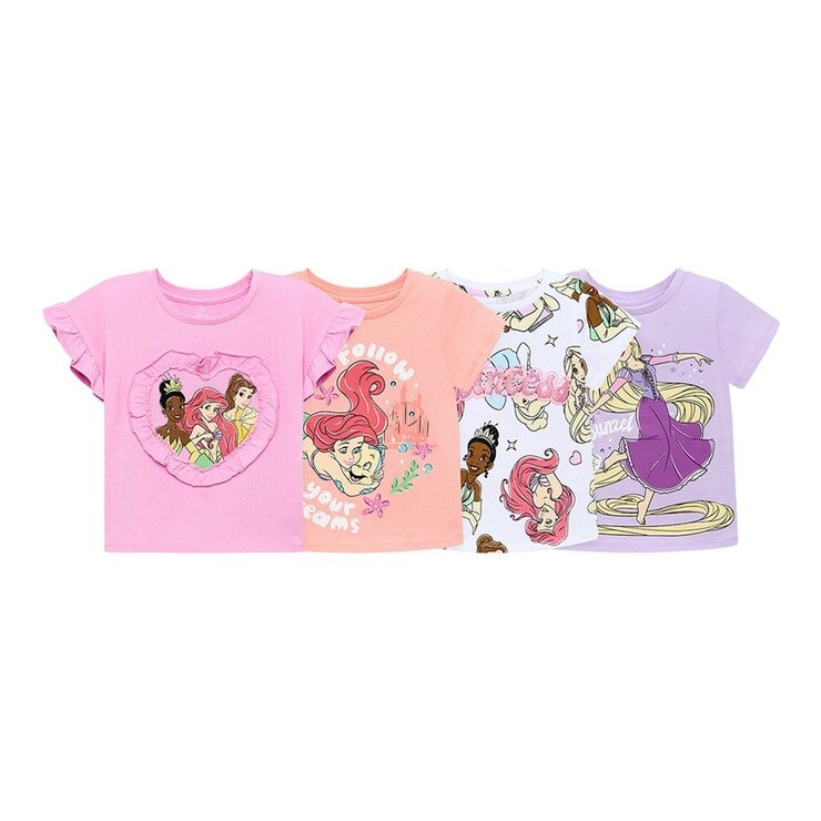 Character 兒童上衣四件組 Princess 4T Character 兒童上衣四件組 Princess 4T