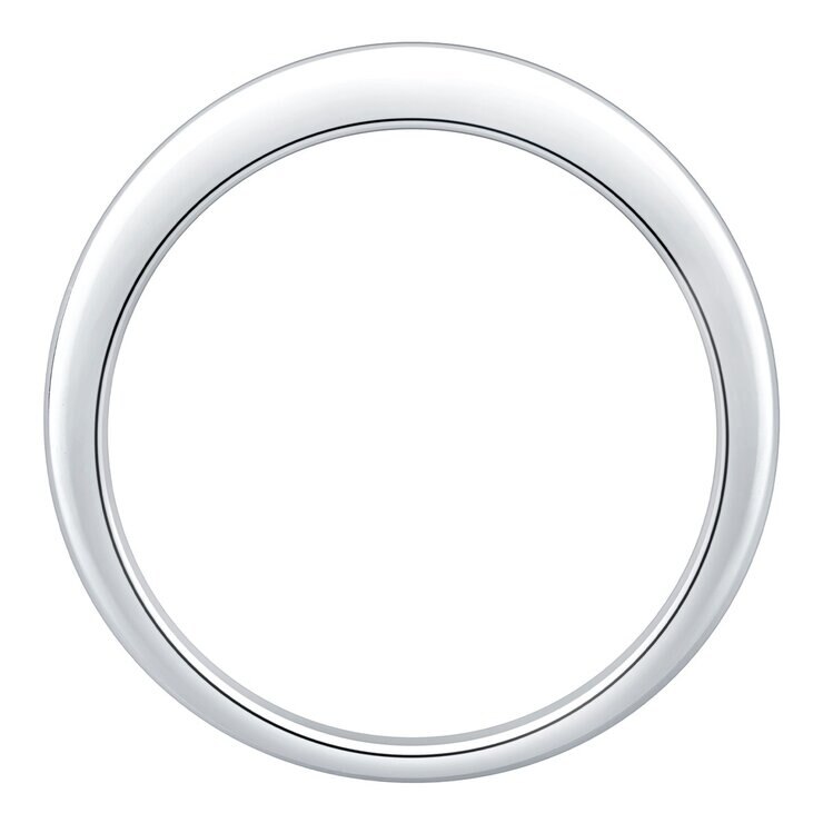 0.5克拉 18K白K金 方形鑽石戒指 VS2/I