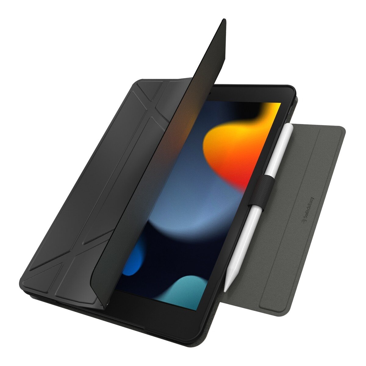 SwitchEasy Origami 全方位多角度支架保護套 iPad 10.2吋 黑