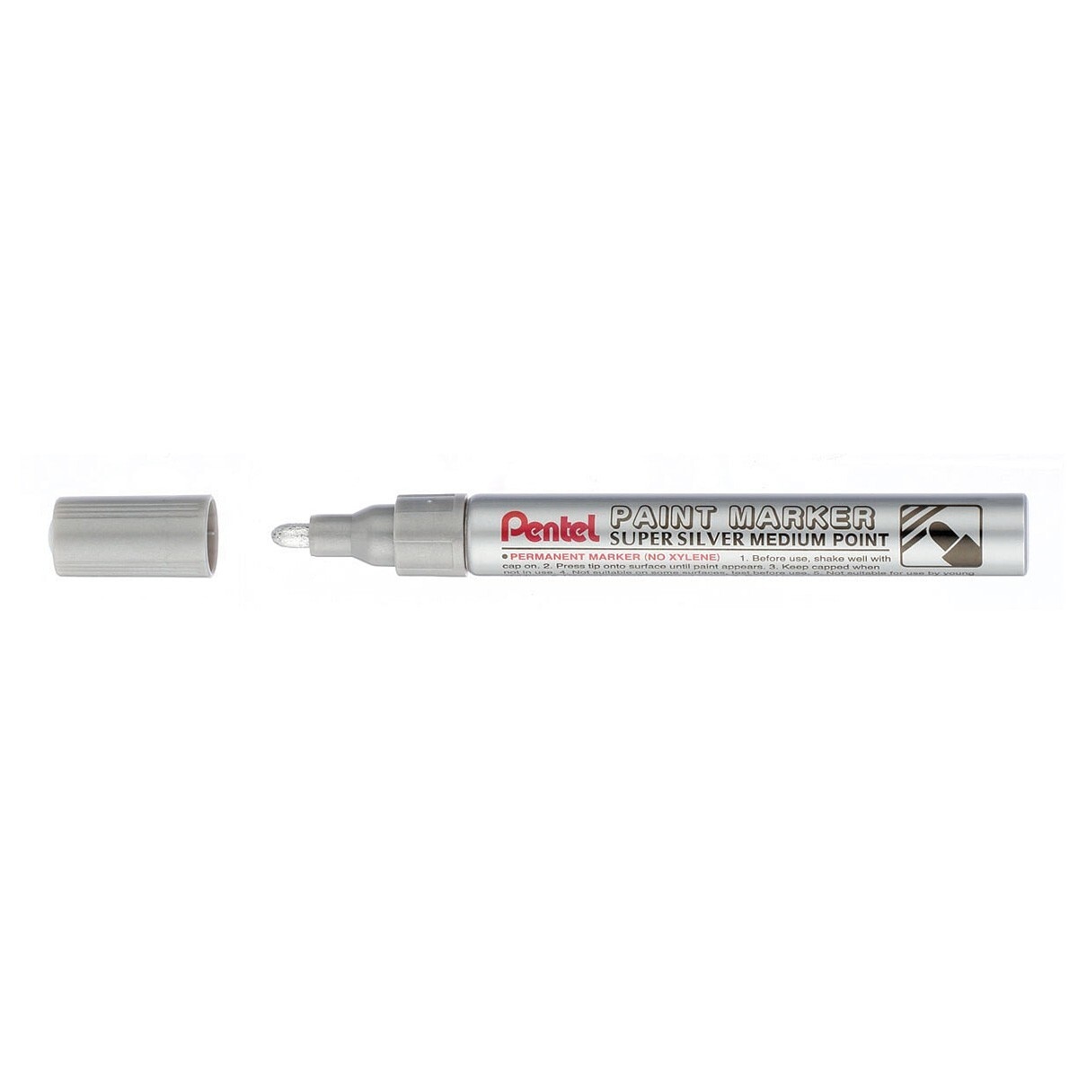 Pentel 油漆筆 12支 銀色