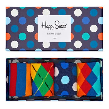Happy Socks 彩色男襪四入組 Happy Socks 彩色男襪四入組