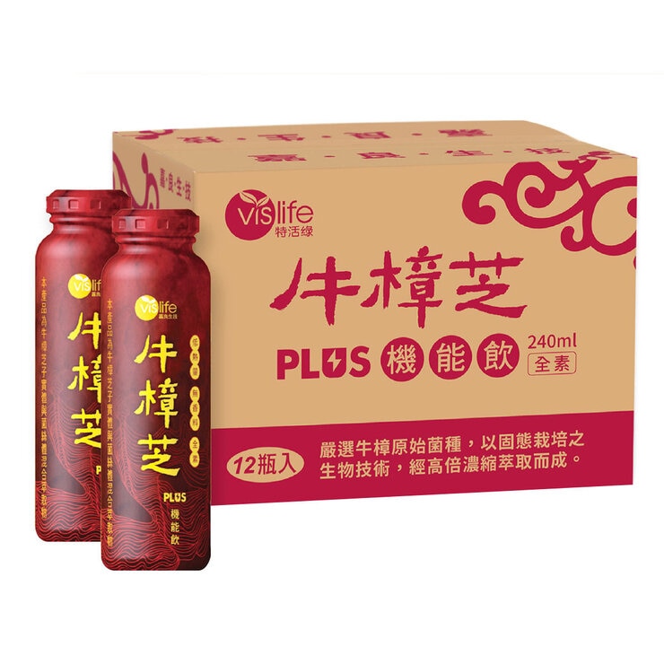 VisLife Essence of Antrodia Cinnamomea Plus Drink 240 ml x 12-Pack