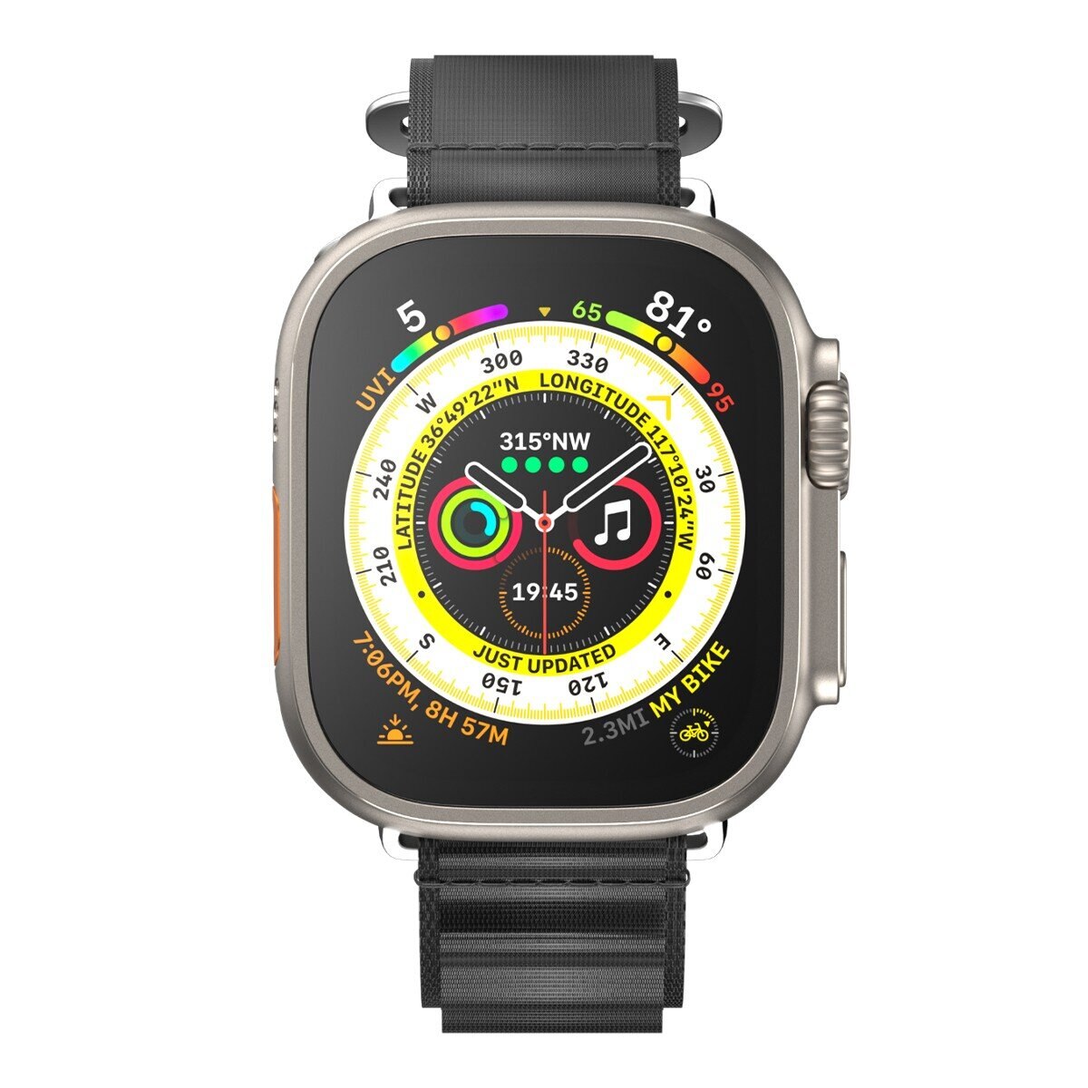 MAGEASY Active 運動高山錶帶 44-49mm 黑色