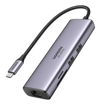 綠聯 七合一多功能USB-C集線器 4K 60Hz版 60515