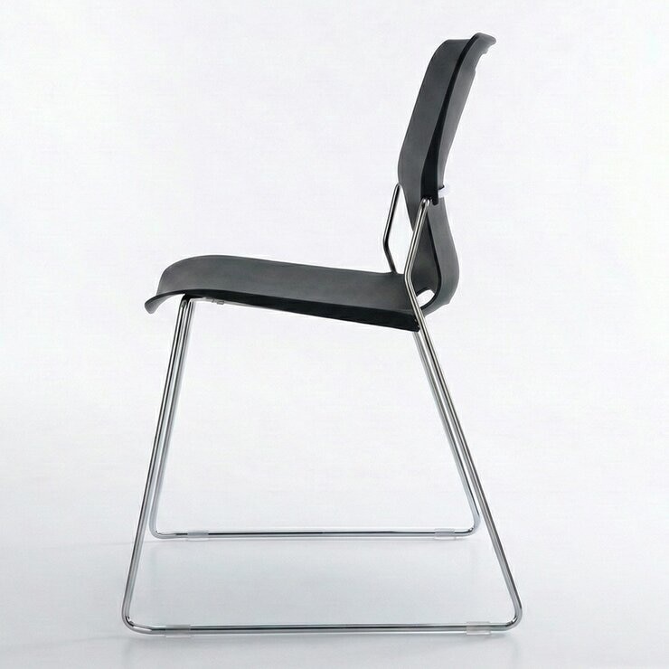 Musical Chairs Cache 可堆疊辦公椅 黑
