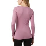 32 Degrees 女長袖發熱衣兩件組 黑/淺紫