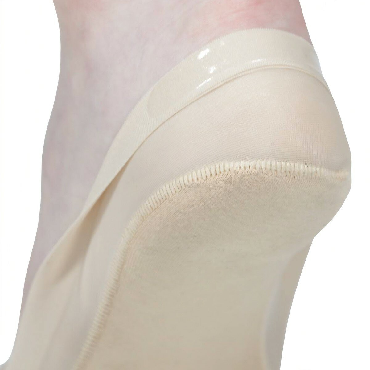 郡是 女薄款隱形襪 三入組 米