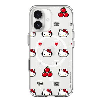 犀牛盾 iPhone 17 系列 Clear (MagSafe兼容) 抗黃化透明防摔手機殼 Hello Kitty + 9H 抗藍光鋼化玻璃保護貼