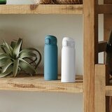 象印 不鏽鋼保冷保溫杯 480毫升 X 2件組 SM-WS48 湖水綠+霧光白 象印 不鏽鋼保冷保溫杯 480毫升 X 2件組 SM-WS48 湖水綠+霧光白