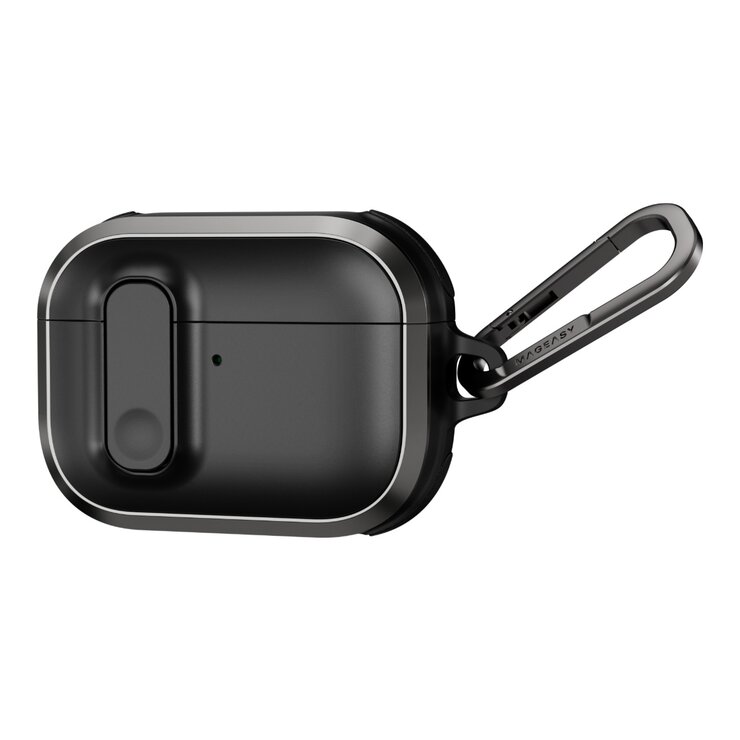 MAGEASY Odyssey with Wrist Strap 抗衝擊磁扣耳機殼 AirPods Pro 3 金屬黑 MAGEASY Odyssey with Wrist Strap 抗衝擊磁扣耳機殼 AirPods Pro 3 金屬黑