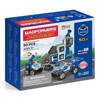 Magformers 磁性建構片-創意警車 Magformers 磁性建構片-創意警車