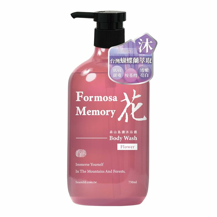 森山島讀沐浴露 蝴蝶蘭 750毫升 X 3入