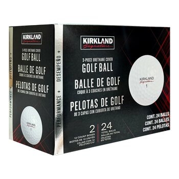 科克蘭 高爾夫三層球24入 白球