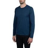 KARBON 男美麗諾羊毛長袖上衣 黑