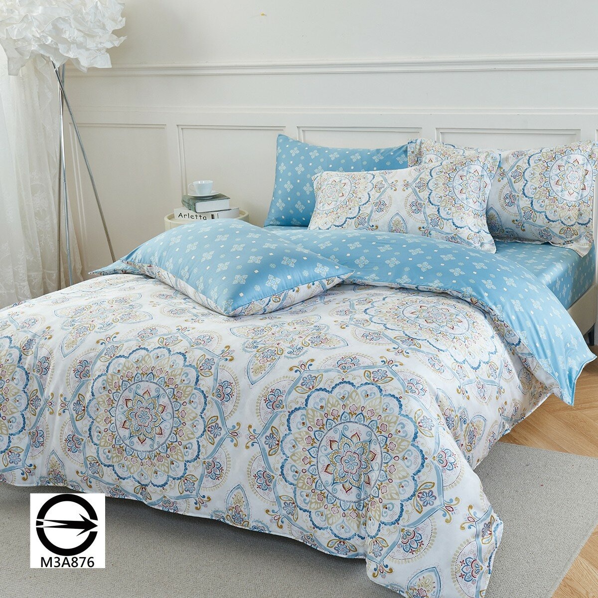 Don Home 300織萊賽爾雙人兩用被套六件組 152公分 X 190公分 布拉