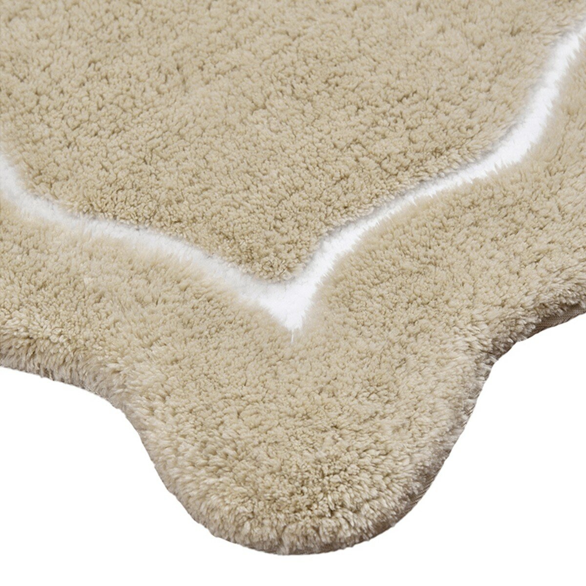 Riviera Home 花邊柔軟浴室地墊 2入 40公分 X 60公分 米 Riviera Home 花邊柔軟浴室地墊 2入 40公分 X 60公分 米