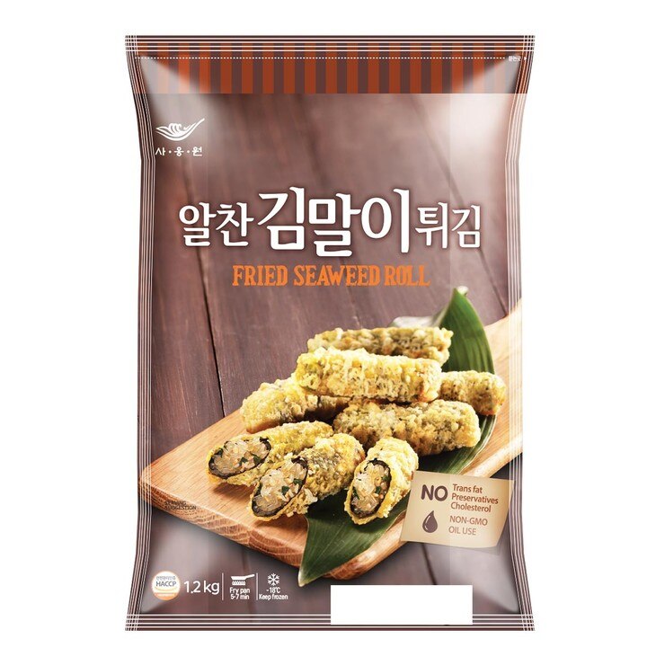 冷凍酥炸韓式紫菜粉絲捲