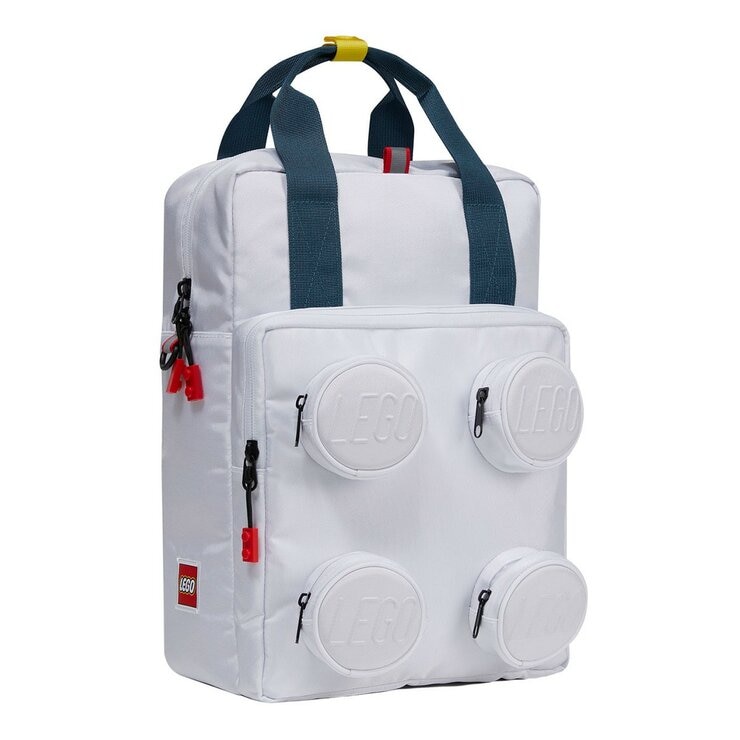 LEGO 積木造型後背包 白色
