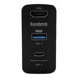 Soodatek Switch Dock PD45W Charger with Type C Cable 150 cm + HDMI 2.0 Cable 200 cm