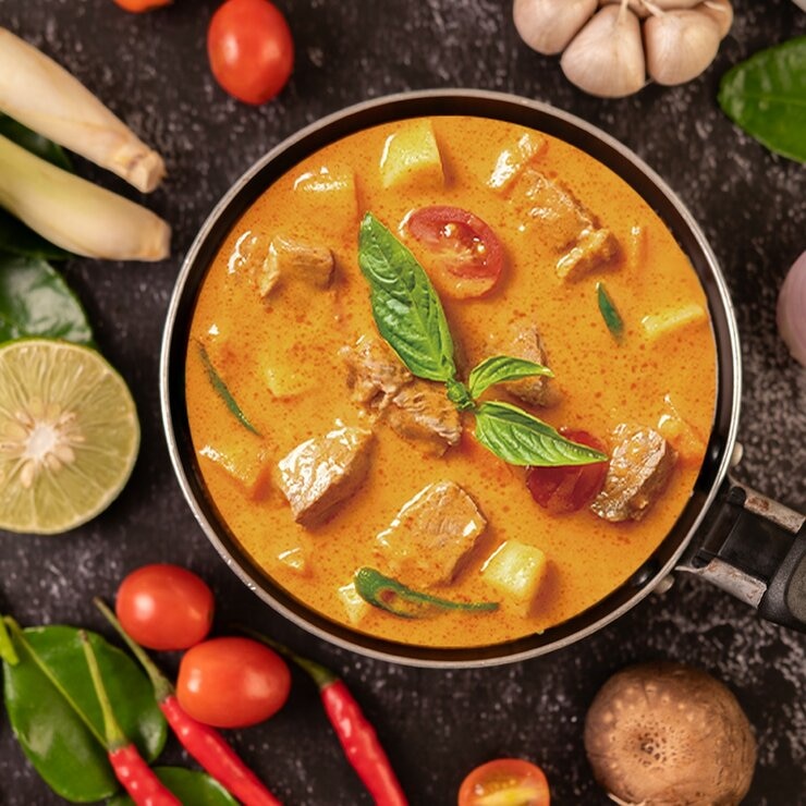 寒舍集團 泰式牛肉紅咖哩 200公克 X 5包