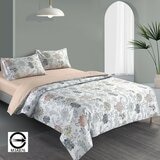 HOYACASA 300織純棉雙人床包兩用被套 4件組 152公分 X 190公分 花麓