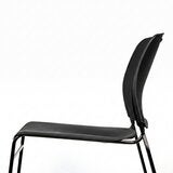 Musical Chairs Harmony 可堆疊訪客椅 2入組 黑