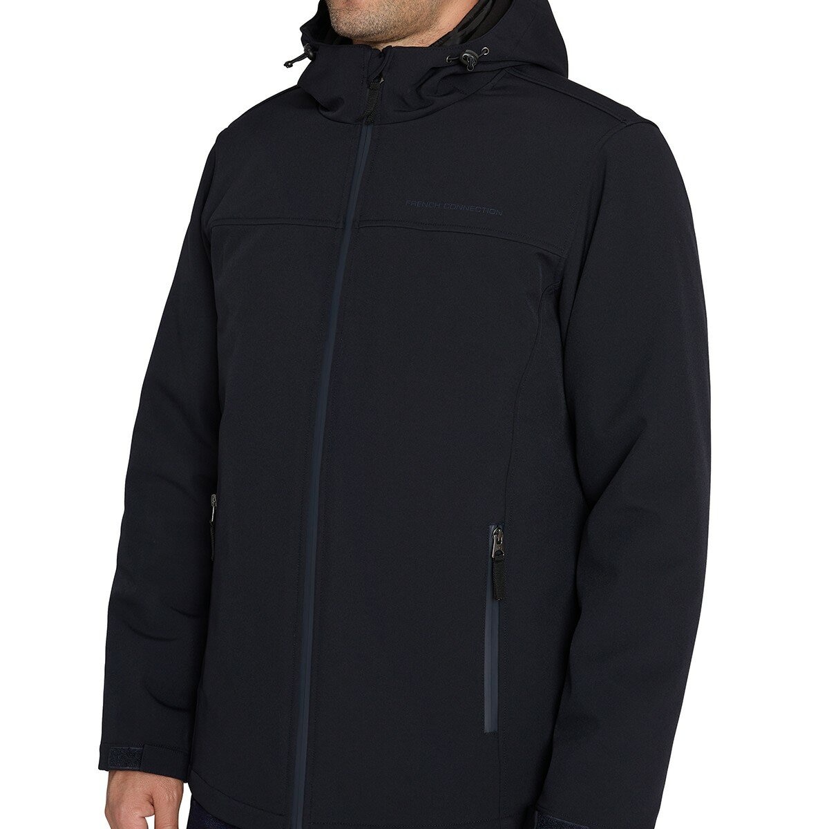 French Connection 男三合一防風連帽外套 深藍 French Connection 男三合一防風連帽外套 深藍
