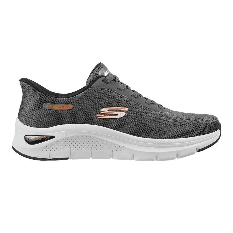 Skechers 男運動鞋 US 8 灰 Skechers 男運動鞋 US 8 灰