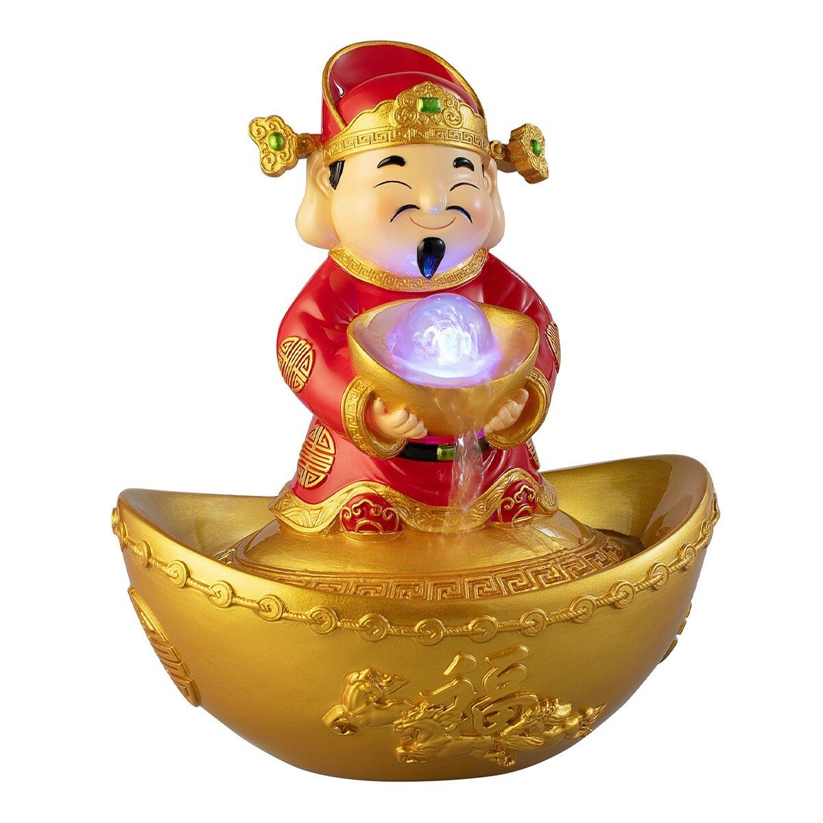 開運財神滾滾流水擺飾