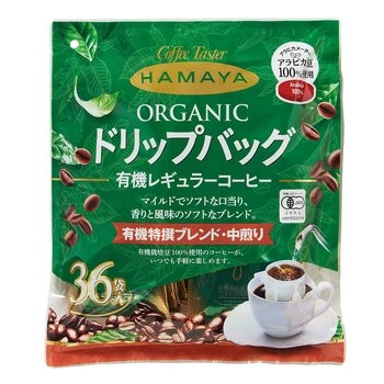 Hamaya 有機濾掛咖啡 8公克 X 36入