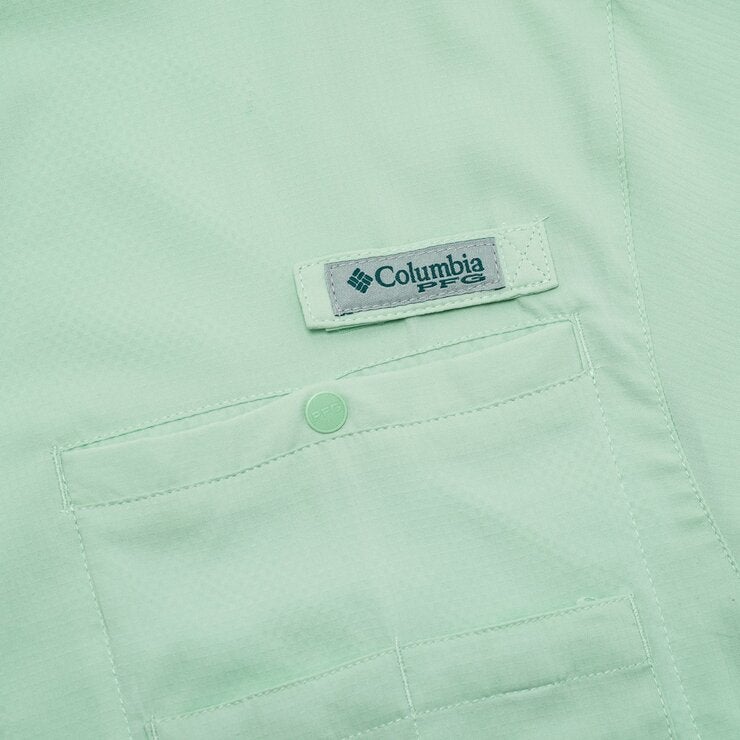 Columbia 男短袖襯衫 淺綠 Columbia 男短袖襯衫 淺綠