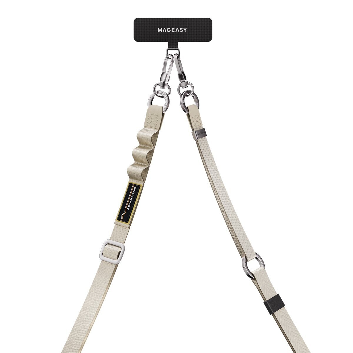 MAGEASY 2-in-1 Utility Strap 二合一掛繩 / 掛繩片組 20公釐 星光色