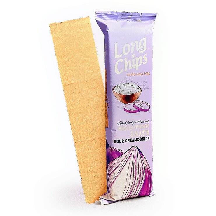 Long Chips 長形洋芋片10包入 共750公克