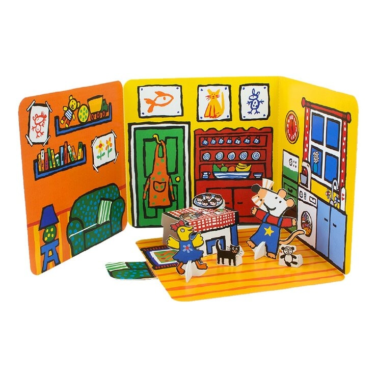 小鼠梅西變立體套書（共２冊）：小鼠梅西的家變立體囉！＋小鼠梅西的農場變立體囉！