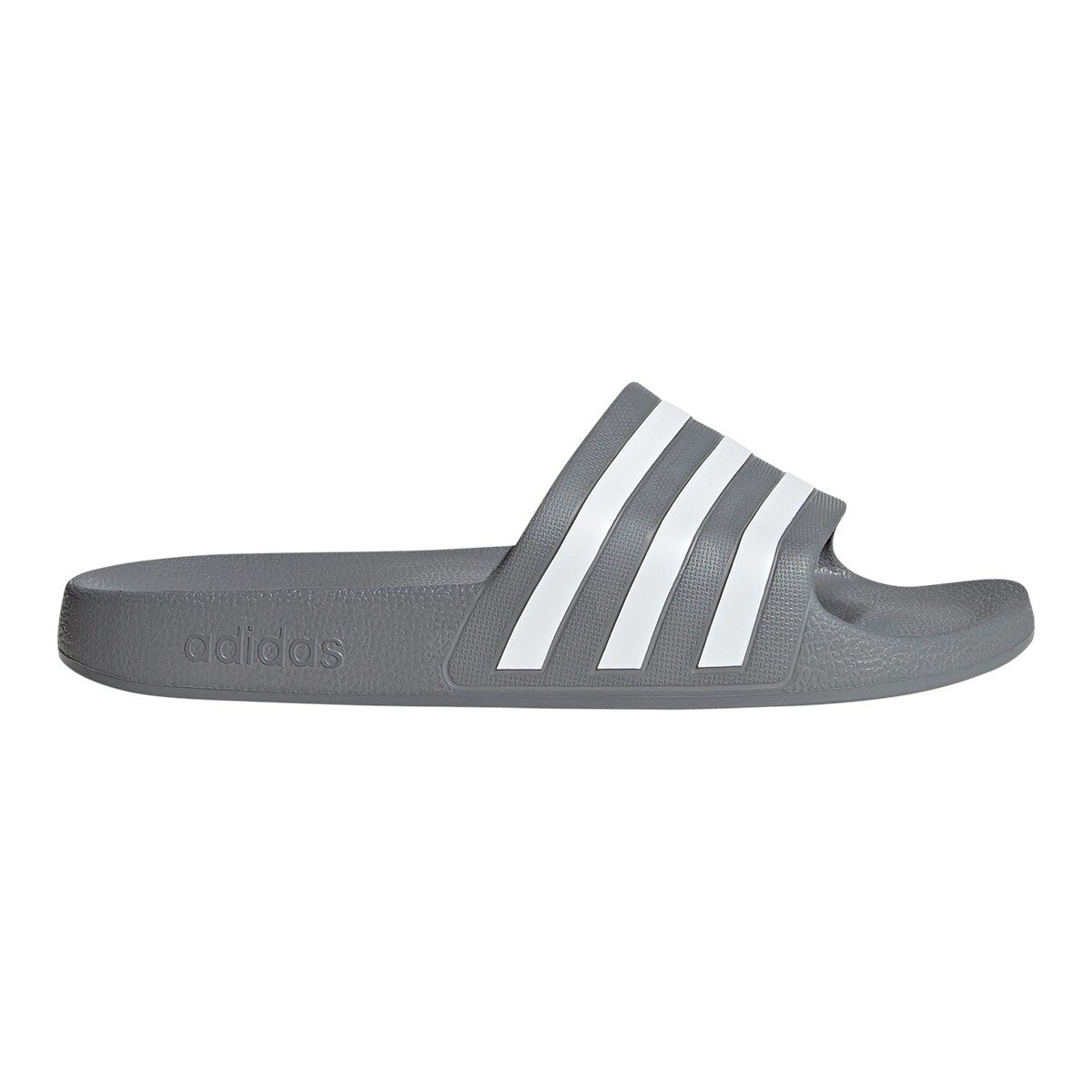 Adidas 男 Adilette Aqua 運動拖鞋 灰
