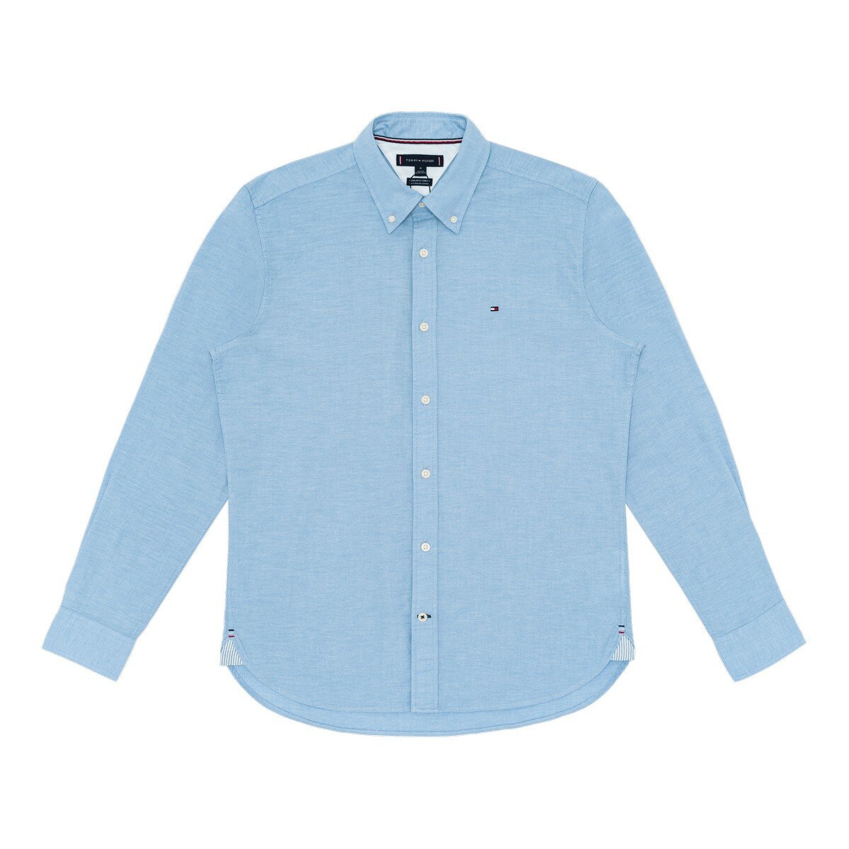 Tommy Hilfiger Men's Long Sleeve Shirt Light Blue